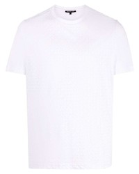 weißes T-Shirt mit einem Rundhalsausschnitt von Michael Kors