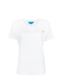 weißes T-Shirt mit einem Rundhalsausschnitt von MiH Jeans