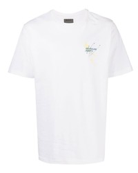 weißes T-Shirt mit einem Rundhalsausschnitt von Musium Div.