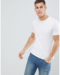 weißes T-Shirt mit einem Rundhalsausschnitt von New Look