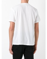 weißes T-Shirt mit einem Rundhalsausschnitt von Stella McCartney