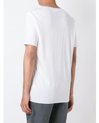 weißes T-Shirt mit einem Rundhalsausschnitt von THE WHITE BRIEFS