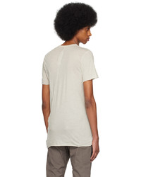 weißes T-Shirt mit einem Rundhalsausschnitt von Rick Owens