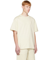 weißes T-Shirt mit einem Rundhalsausschnitt von A-Cold-Wall*