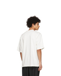 weißes T-Shirt mit einem Rundhalsausschnitt von Dolce and Gabbana