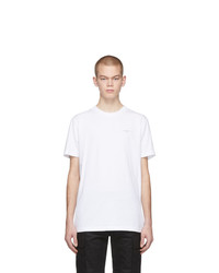 weißes T-Shirt mit einem Rundhalsausschnitt von Off-White