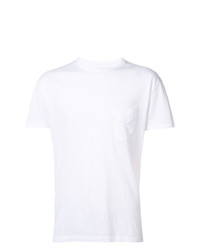 weißes T-Shirt mit einem Rundhalsausschnitt von Officine Generale