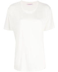 weißes T-Shirt mit einem Rundhalsausschnitt von Orlebar Brown