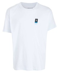 weißes T-Shirt mit einem Rundhalsausschnitt von OSKLEN