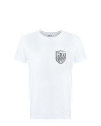 weißes T-Shirt mit einem Rundhalsausschnitt von OSKLEN