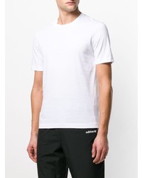 weißes T-Shirt mit einem Rundhalsausschnitt von Helmut Lang