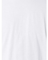 weißes T-Shirt mit einem Rundhalsausschnitt von Helmut Lang