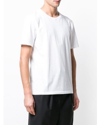 weißes T-Shirt mit einem Rundhalsausschnitt von Maison Margiela