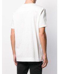 weißes T-Shirt mit einem Rundhalsausschnitt von Limitato