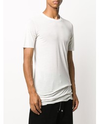 weißes T-Shirt mit einem Rundhalsausschnitt von Rick Owens