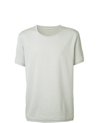 weißes T-Shirt mit einem Rundhalsausschnitt von Oyster Holdings