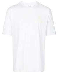 weißes T-Shirt mit einem Rundhalsausschnitt von Palace