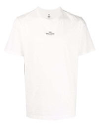 weißes T-Shirt mit einem Rundhalsausschnitt von Parajumpers