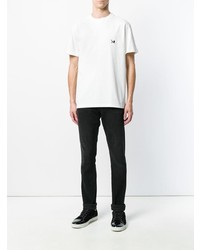 weißes T-Shirt mit einem Rundhalsausschnitt von Calvin Klein 205W39nyc