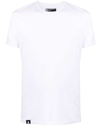 weißes T-Shirt mit einem Rundhalsausschnitt von Patrizia Pepe