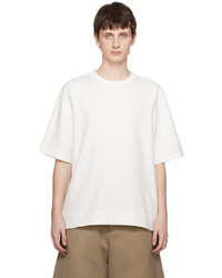 weißes T-Shirt mit einem Rundhalsausschnitt von Pet Tree Kor
