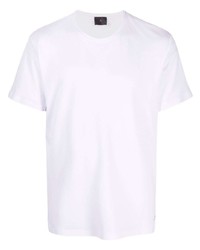 weißes T-Shirt mit einem Rundhalsausschnitt von Peuterey