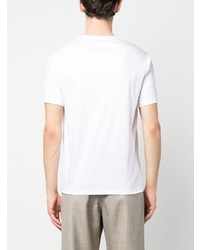 weißes T-Shirt mit einem Rundhalsausschnitt von Giorgio Armani