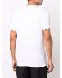 weißes T-Shirt mit einem Rundhalsausschnitt von Armani Collezioni