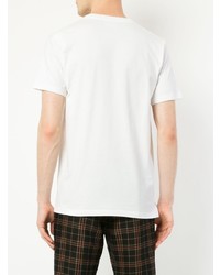 weißes T-Shirt mit einem Rundhalsausschnitt von Norse Projects