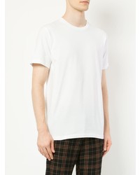 weißes T-Shirt mit einem Rundhalsausschnitt von Norse Projects