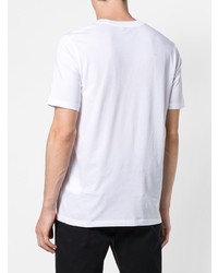 weißes T-Shirt mit einem Rundhalsausschnitt von Jil Sander