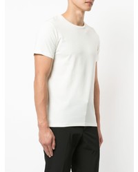 weißes T-Shirt mit einem Rundhalsausschnitt von Jil Sander