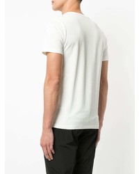 weißes T-Shirt mit einem Rundhalsausschnitt von Jil Sander