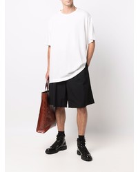 weißes T-Shirt mit einem Rundhalsausschnitt von Yohji Yamamoto