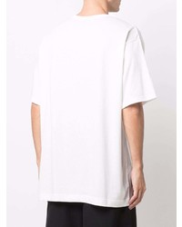 weißes T-Shirt mit einem Rundhalsausschnitt von Yohji Yamamoto