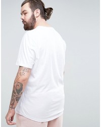 weißes T-Shirt mit einem Rundhalsausschnitt von Asos