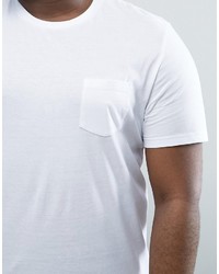 weißes T-Shirt mit einem Rundhalsausschnitt von Asos