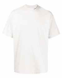 weißes T-Shirt mit einem Rundhalsausschnitt von POLITE WORLDWIDE
