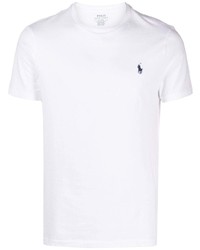 weißes T-Shirt mit einem Rundhalsausschnitt von Polo Ralph Lauren