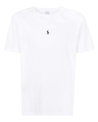 weißes T-Shirt mit einem Rundhalsausschnitt von Polo Ralph Lauren