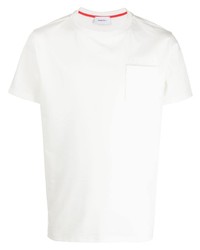 weißes T-Shirt mit einem Rundhalsausschnitt von Ports V