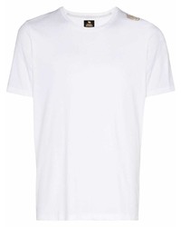 weißes T-Shirt mit einem Rundhalsausschnitt von Pressio