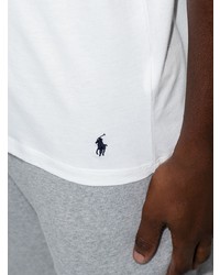 weißes T-Shirt mit einem Rundhalsausschnitt von Polo Ralph Lauren