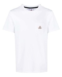 weißes T-Shirt mit einem Rundhalsausschnitt von Pyrenex