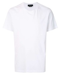 weißes T-Shirt mit einem Rundhalsausschnitt von Qasimi