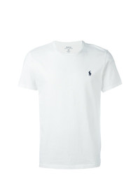 weißes T-Shirt mit einem Rundhalsausschnitt von Ralph Lauren