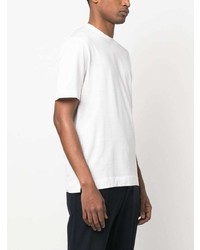 weißes T-Shirt mit einem Rundhalsausschnitt von Z Zegna