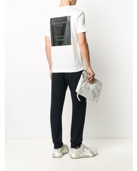 weißes T-Shirt mit einem Rundhalsausschnitt von Emporio Armani