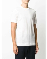 weißes T-Shirt mit einem Rundhalsausschnitt von Emporio Armani