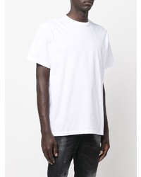 weißes T-Shirt mit einem Rundhalsausschnitt von DSQUARED2